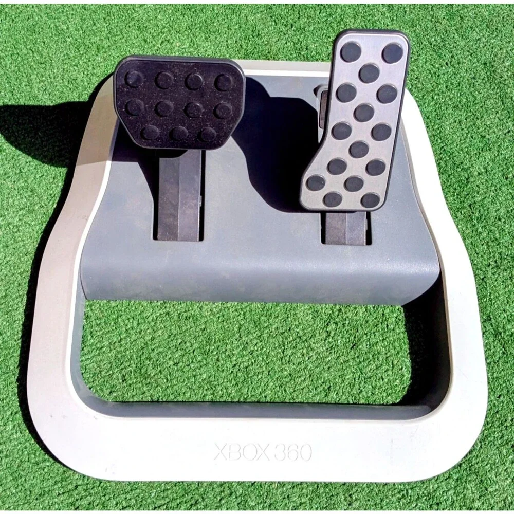 OEM Microsoft Xbox 360 Wireless Racing Foot Pedals Control Stand ONLY EUC